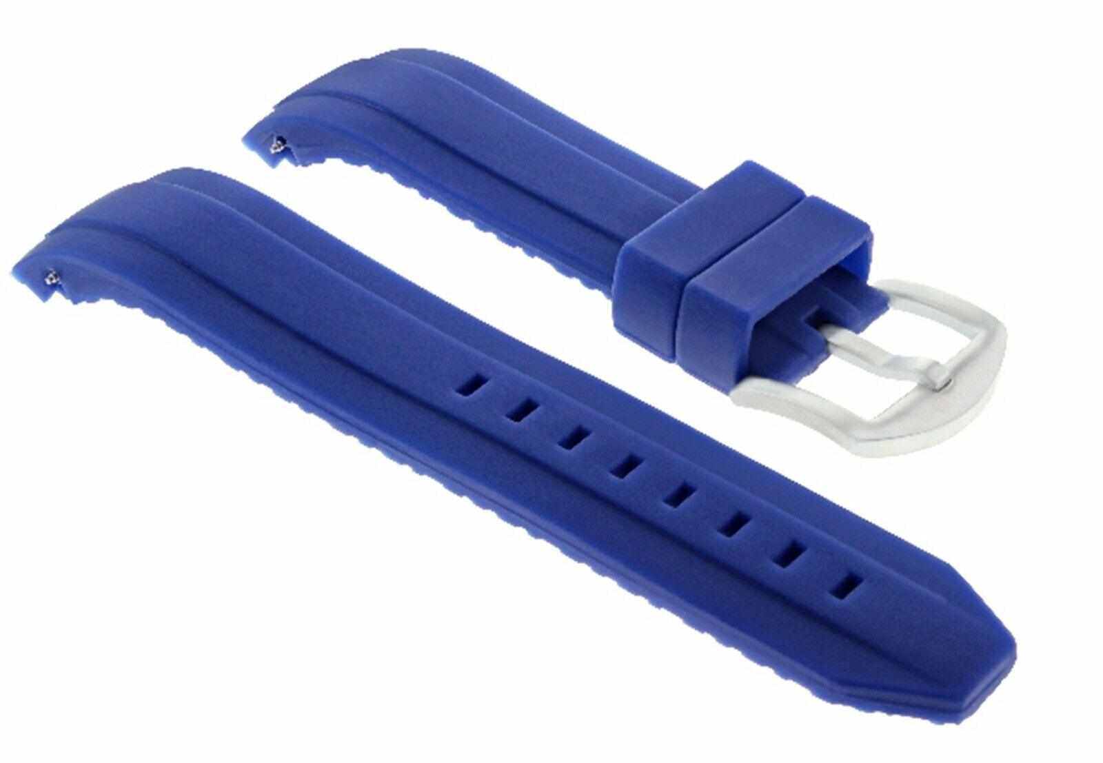 20MM LEATHER BAND STRAP SMOOTH WATERPROOF FOR OMEGA SEAMASTER MARK II BLACK O