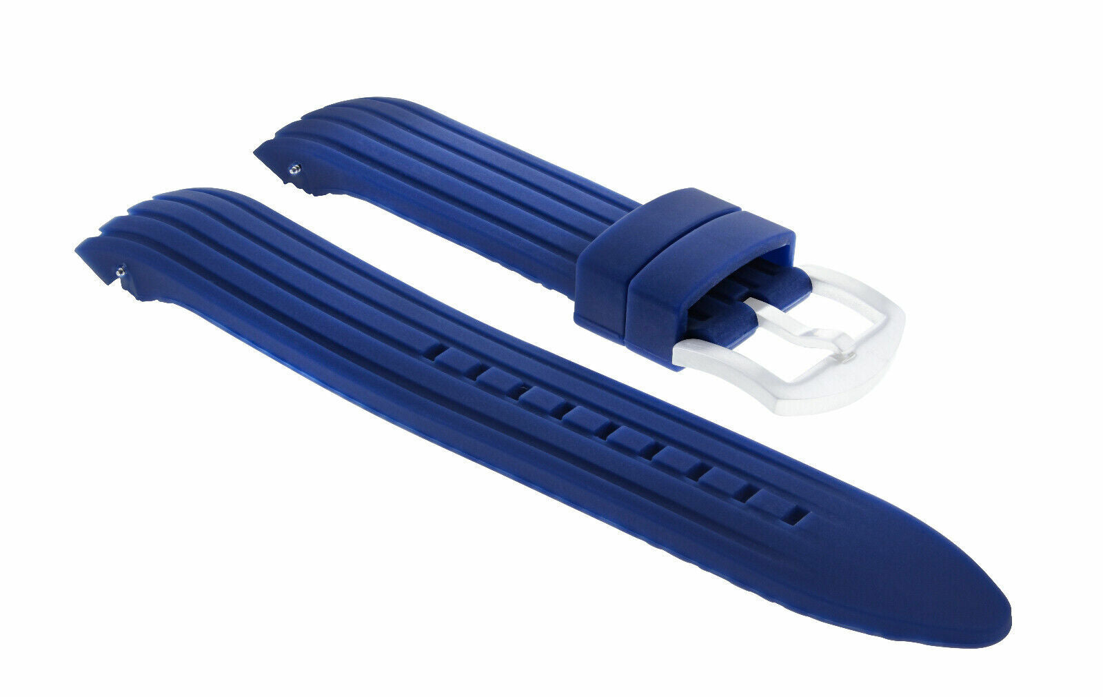22MM SILICONE RUBBER DIVER WATCH BAND STRAP FOR TAG HEUER CARRERA MONACO BLUE