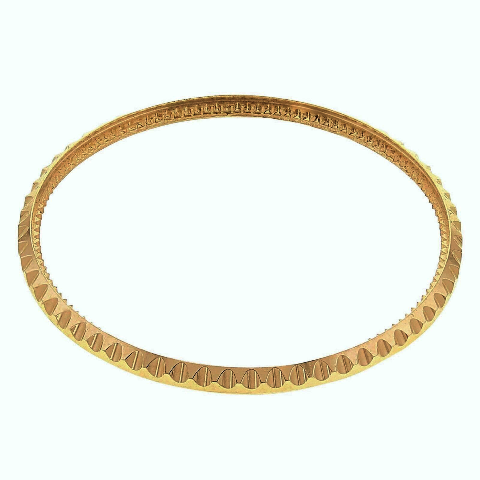 BEZEL & INSERT FOR ROLEX SUBMARINER SERTI 18K REAL 16613 GOLD BLUE GOLD FONT