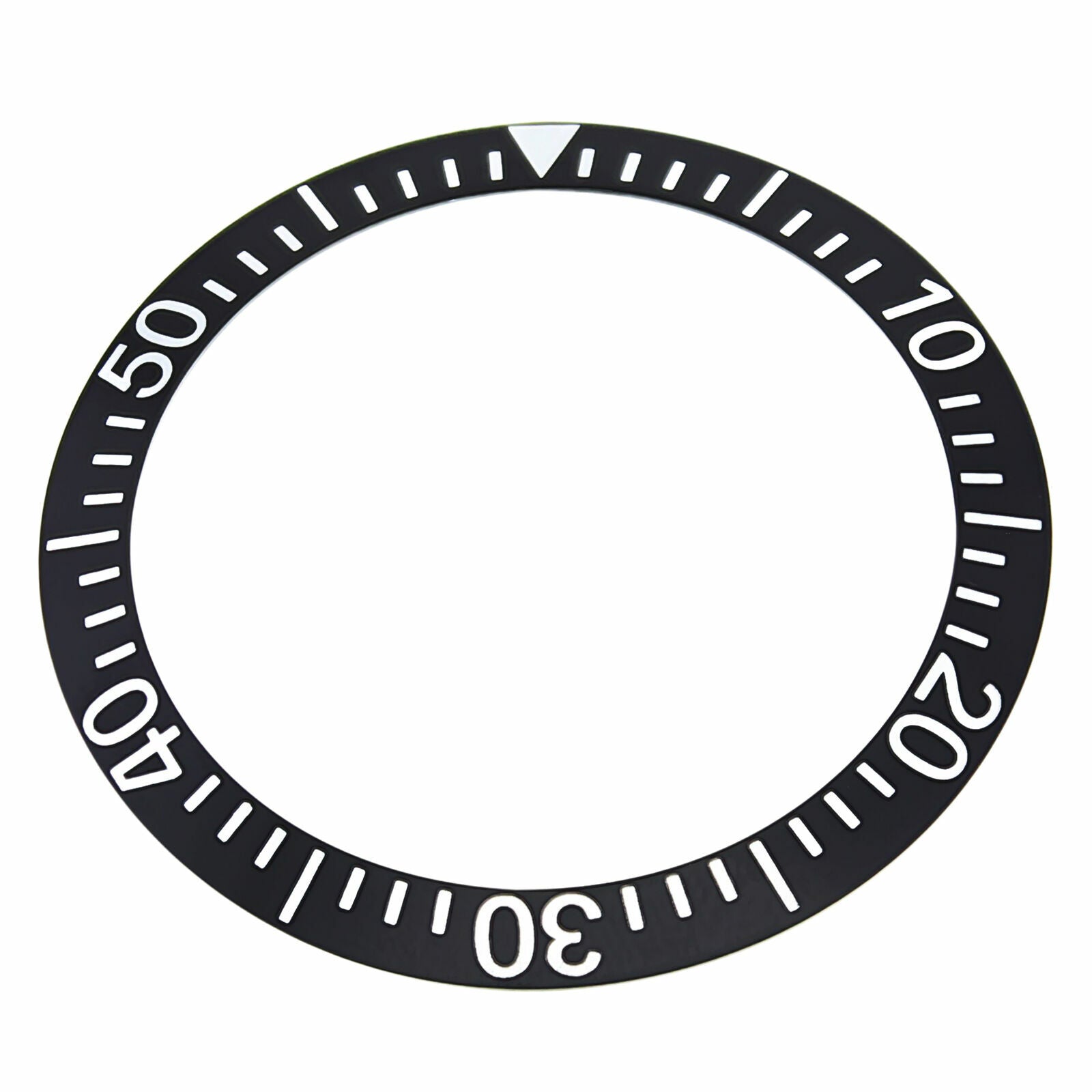 BEZEL INSERT FOR VINTAGE OMEGA 300 SEAMASTER 300 WATCH BLACK 1965 & 1968 165.024