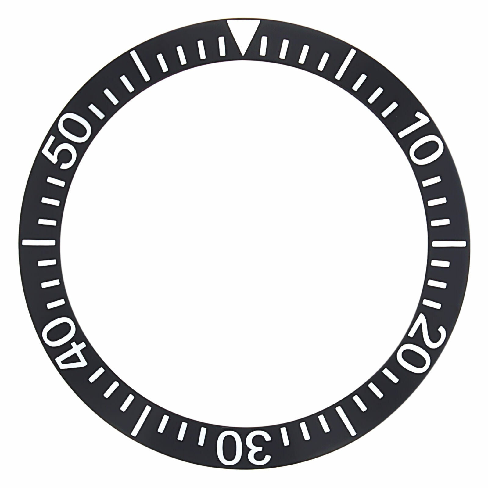 BEZEL INSERT FOR VINTAGE OMEGA 300 SEAMASTER 300 WATCH BLACK 1965 & 1968 165.024