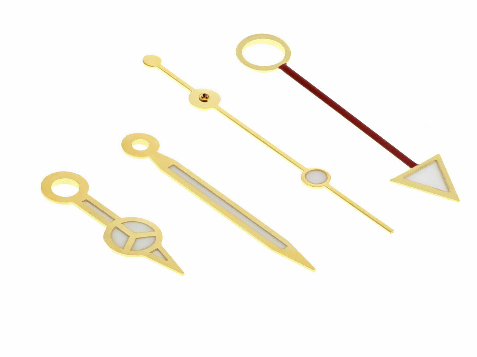 WATCH HANDS FOR GMT MOVEMENT ETA 2836-2 , 2892-2, 2892.A2 , 2893-2 GOLD COLOR