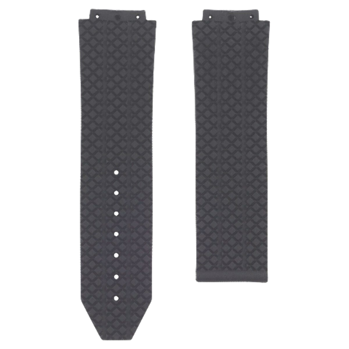 DEPLOYMENT RUBBER WATCH BAND STRAP FIT HUBLOT H BIG BANG 301.SX 130.RX BLACK
