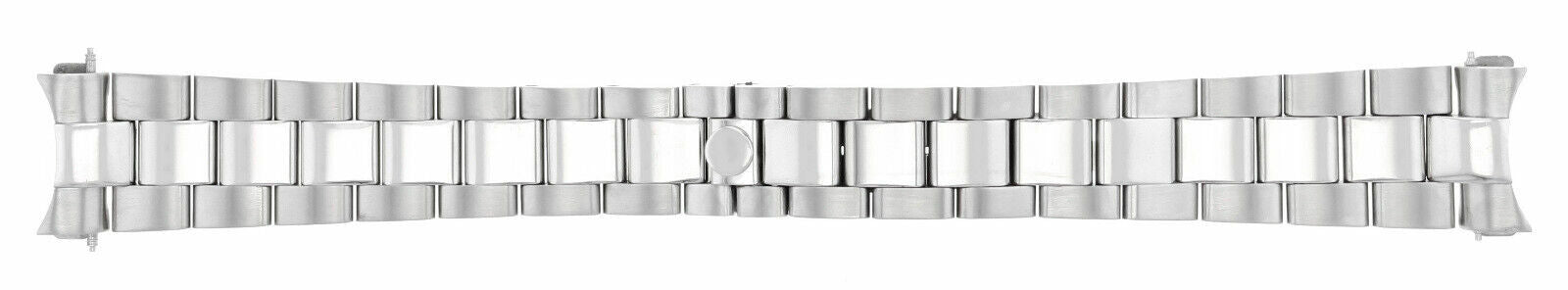 OYSTER WATCH BAND STAINLESS STEEL NEW STYLE FOR ROLEX HIDDEN CLASP SHINY/CENTRR