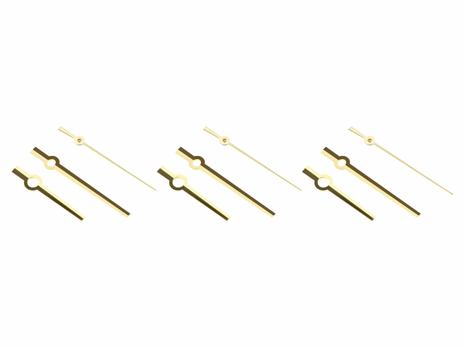 3 SET WATCH HAND NO LUME FOR ROLEX PRESIDENT 3055/3155 18000/18200 PLAIN GOLD