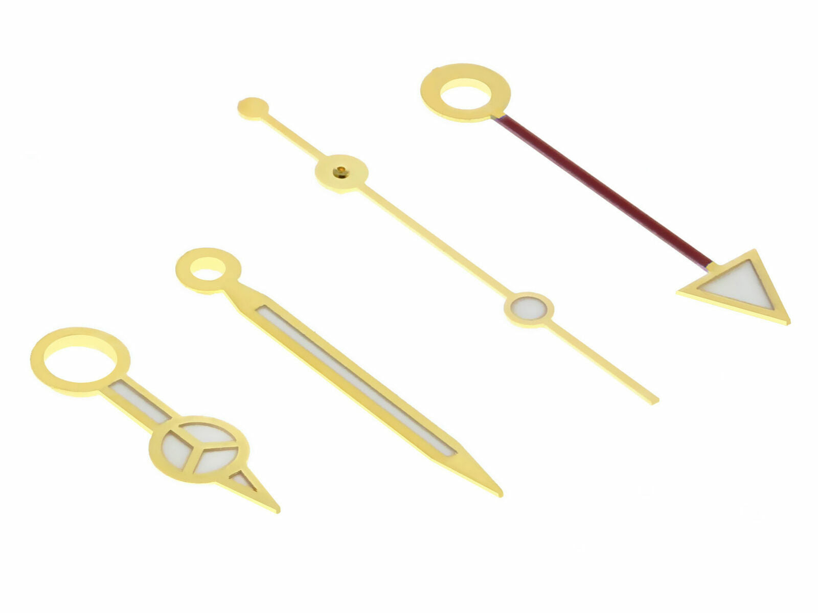 WATCH HANDS FOR ROLEX GMT II MASTER MOVEMENT 3185-16570 16710 16713 16718 GOLD