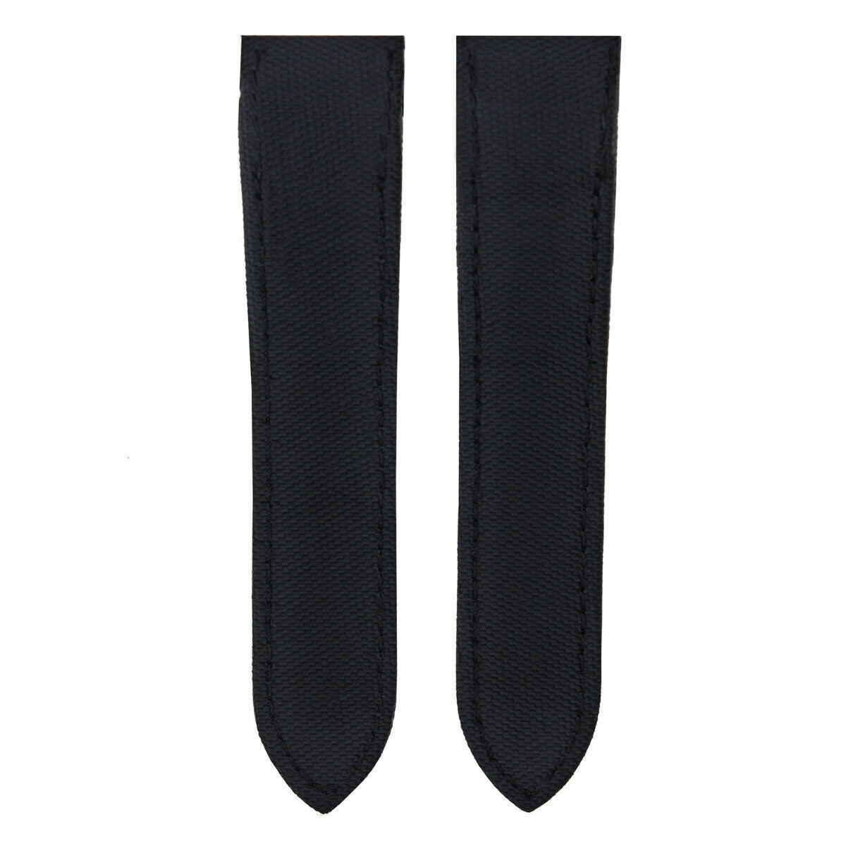 23MM LEATHER WATCH STRAP BLACK TOILE BAND FOR FIT CARTIER 38MM W200728G W2020010