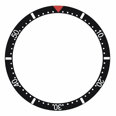 BEZEL INSERT FOR ROLEX TURNOGRAPH 6202 WATCH RED TRIANGLE