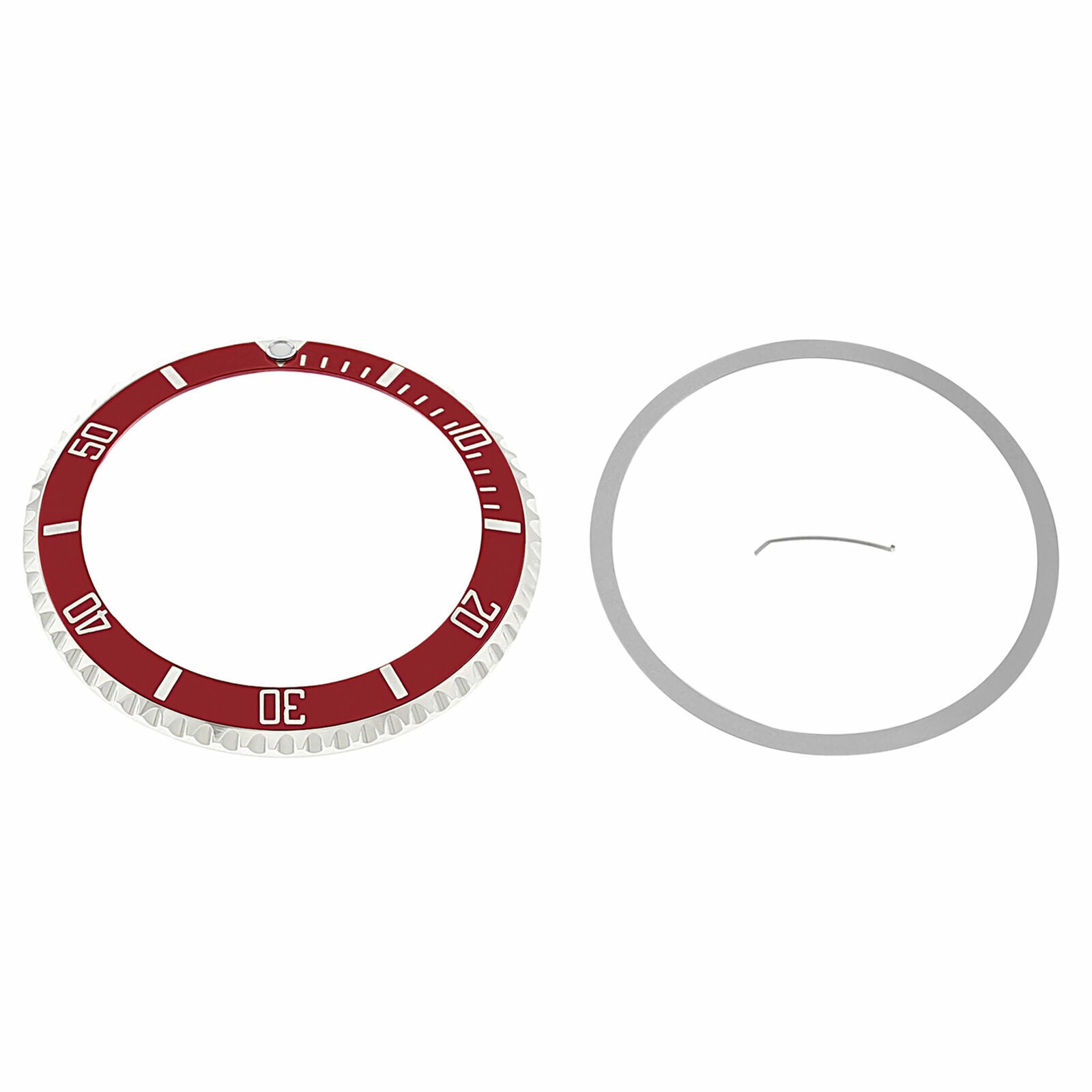 BEZEL & INSERT FOR VINTAGE ROLEX SEADWELLER WATCH 16600, 16660 INSTALLED RED
