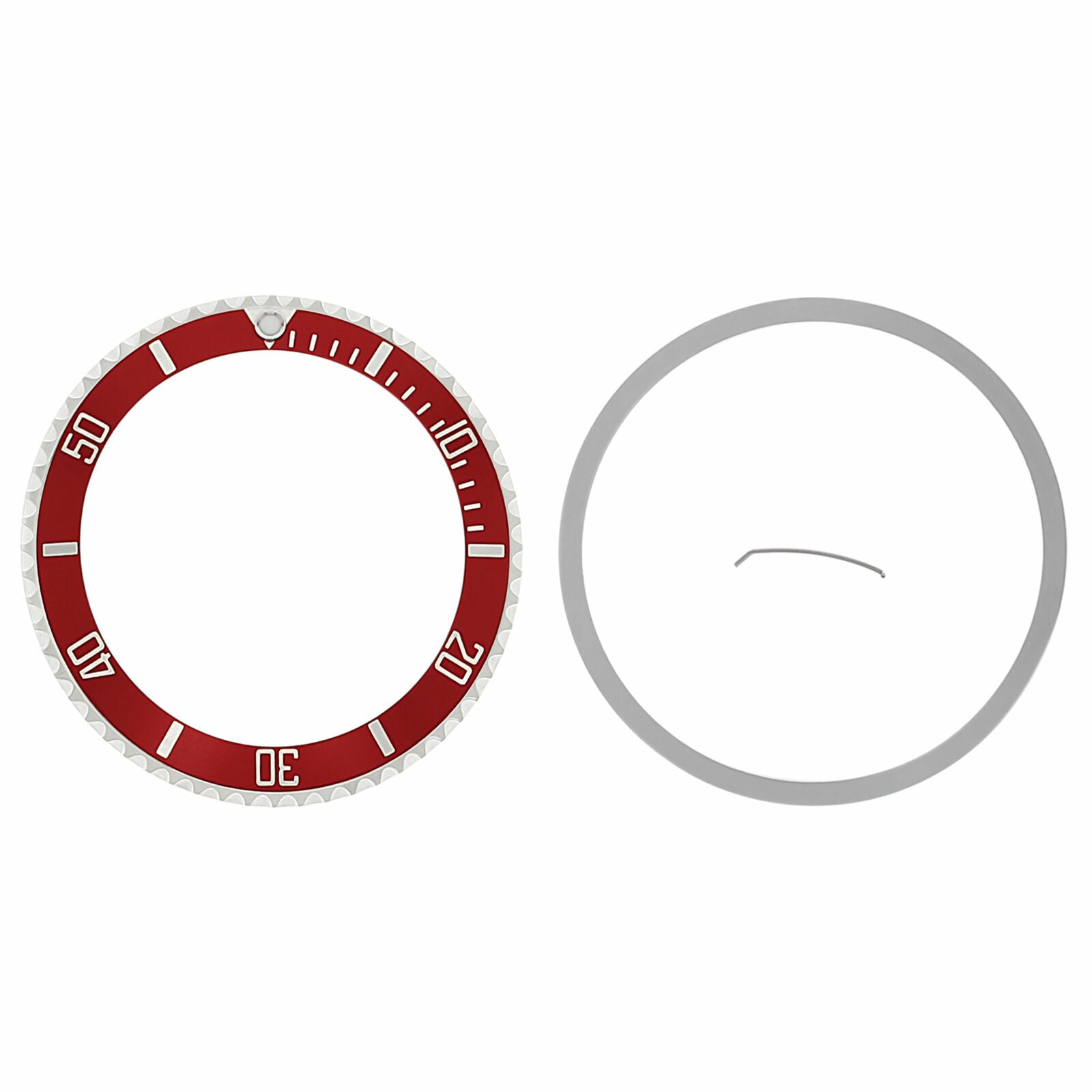 BEZEL & INSERT FOR VINTAGE ROLEX SEADWELLER WATCH 16600, 16660 INSTALLED RED