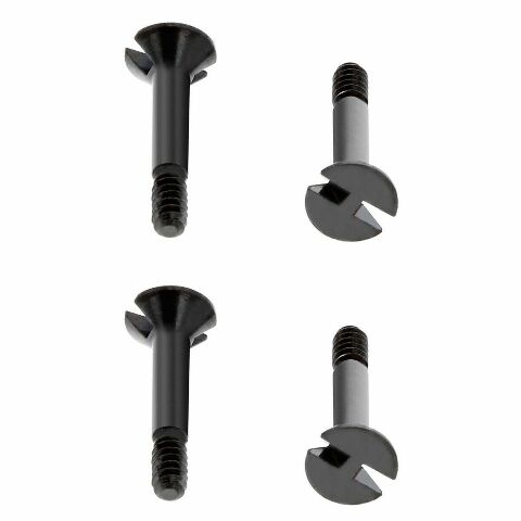 4 H SCREW FOR HUBLOT KING POWER CERAMIC WATCH FIT RUBBER STRAP BAND BLACK PVD