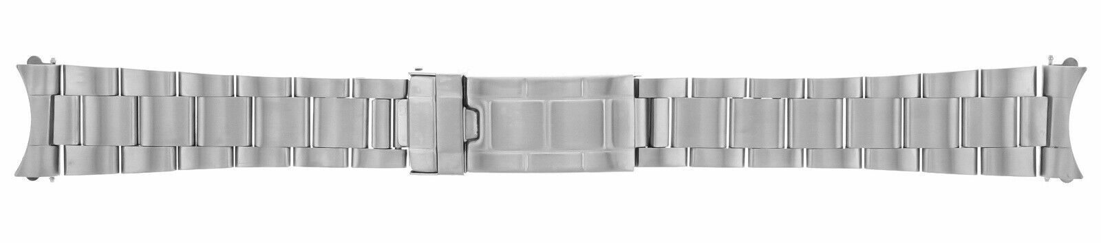 OYSTER BAND STEEL FOR ROLEX SUBMARINER 16800 FIT FAT SPRING BAR 20MM FLIP LOCK