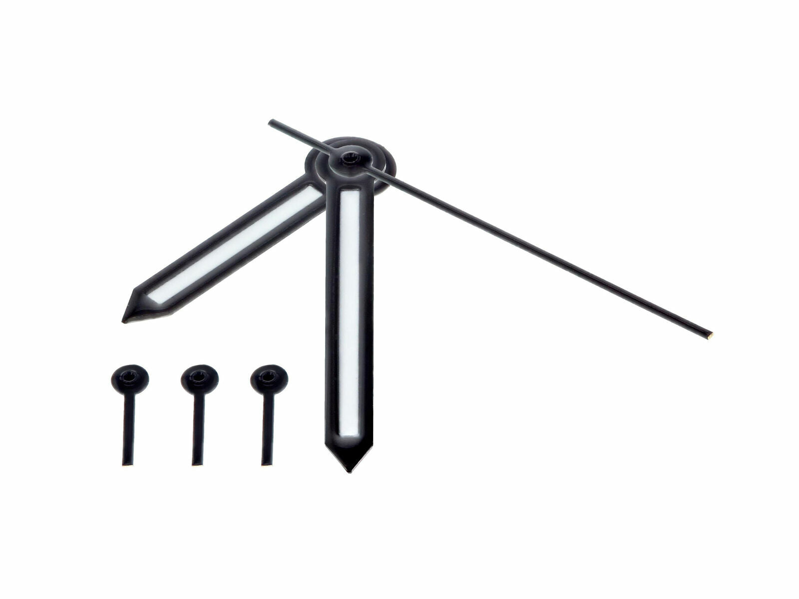 BLACK WATCH HAND FOR PANERAI MOVEMENT ETA VALJOUX 7750-7753 CHRONOGRAPH WATCH