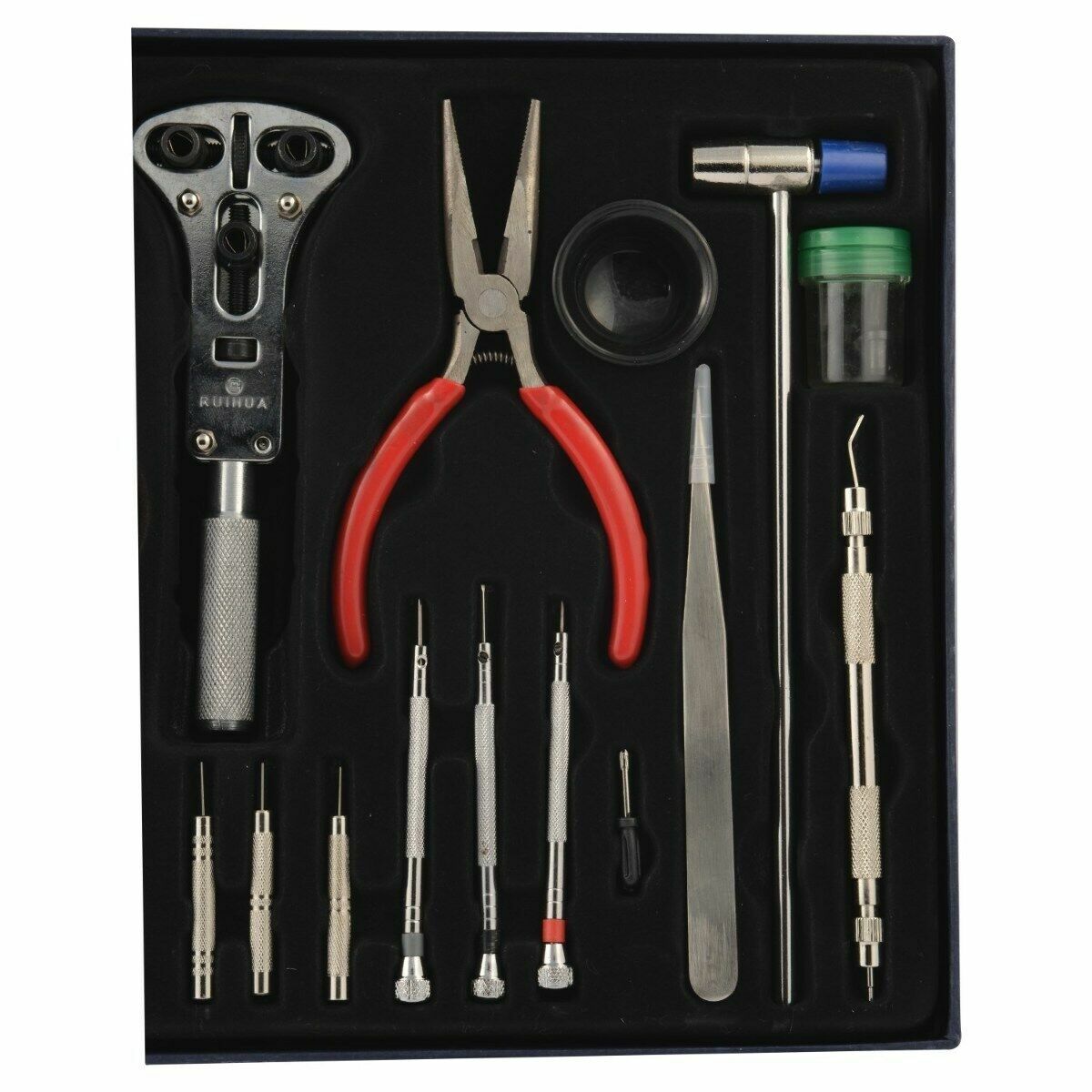 20 PC WATCH STRAP SCREW CASE CHANGING TOOL KIT FOR ROLEX OR LEATHER WATCH BAND