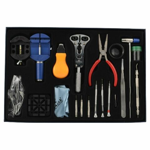 20 WATCH CASE SCREW BACK LEATHER STRAP BAND CHANGING TOOL KIT FOR TAG HEUER