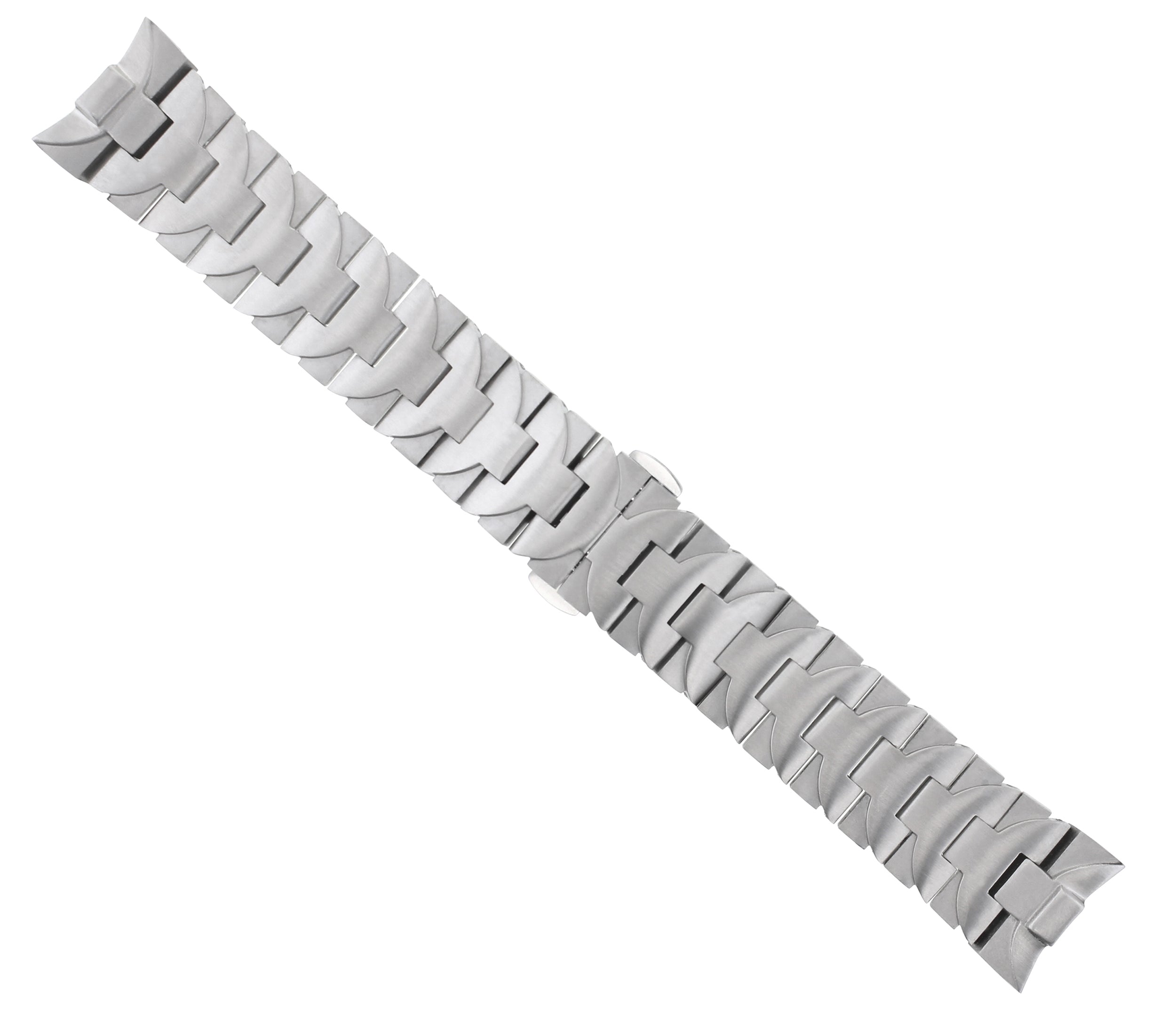 24MM WATCH BAND FOR PAM 44MM PANERAI LUMINOR MARINA GMT BRUSH STAINLESS STEEL