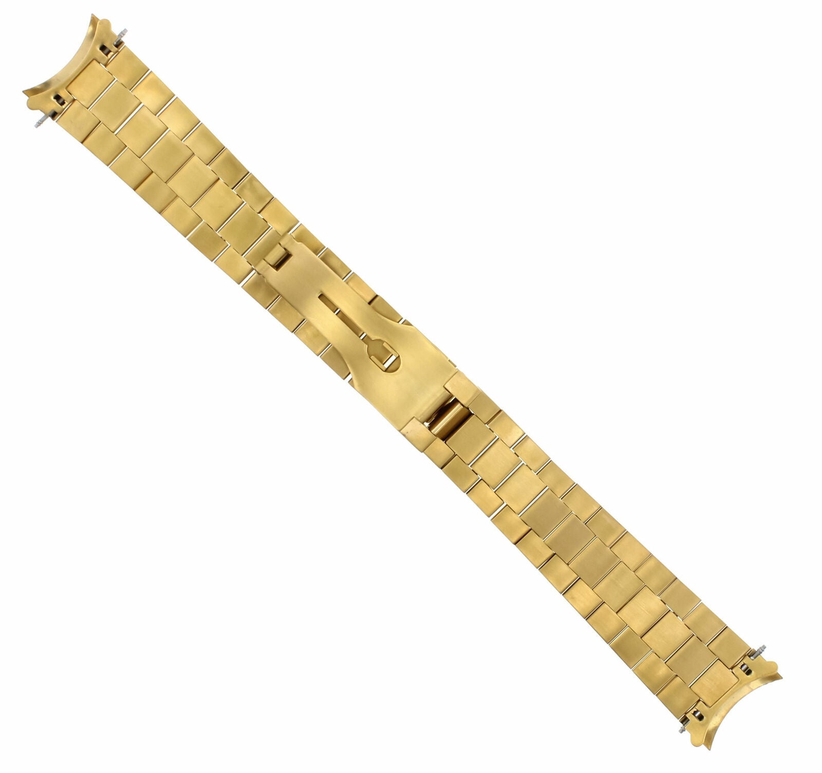 PRESIDENT WATCH BAND FOR 34MM ROLEX DATE WATCH 19MM GOLD GP REMOVEABLE END PIECE