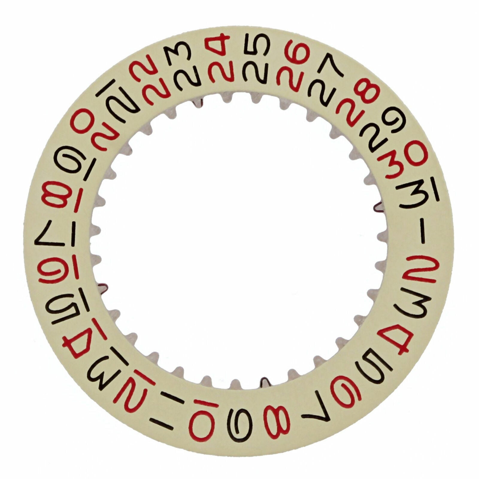 DATE DISC FOR ROLEX GMT MASTER WATCH 6542 6646 6534 6537 CHAMPAGNE/ RED/BLACK