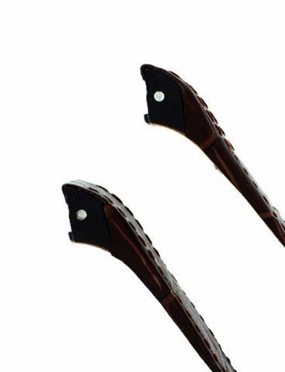 24.5MM NEW WATCH BAND LEATHER STRAP FIT CARTIER SANTOS 100 CHRONO WATCH BROWN