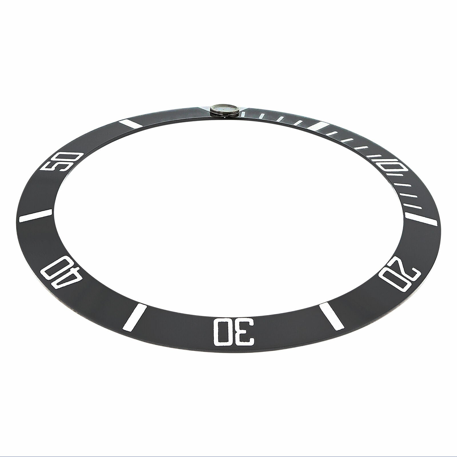 BEZEL INSERT FOR OMEGA SEAMASTER PLOPROF120M CALYPSO WATCH BLACK 35 X 30