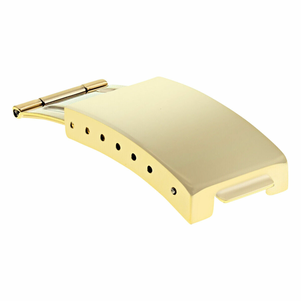 GOLD BRACELET CLASP FOR MENS ROLEX OYSTER JUBILEE WATCH BAND 20MM SHINY POLISH