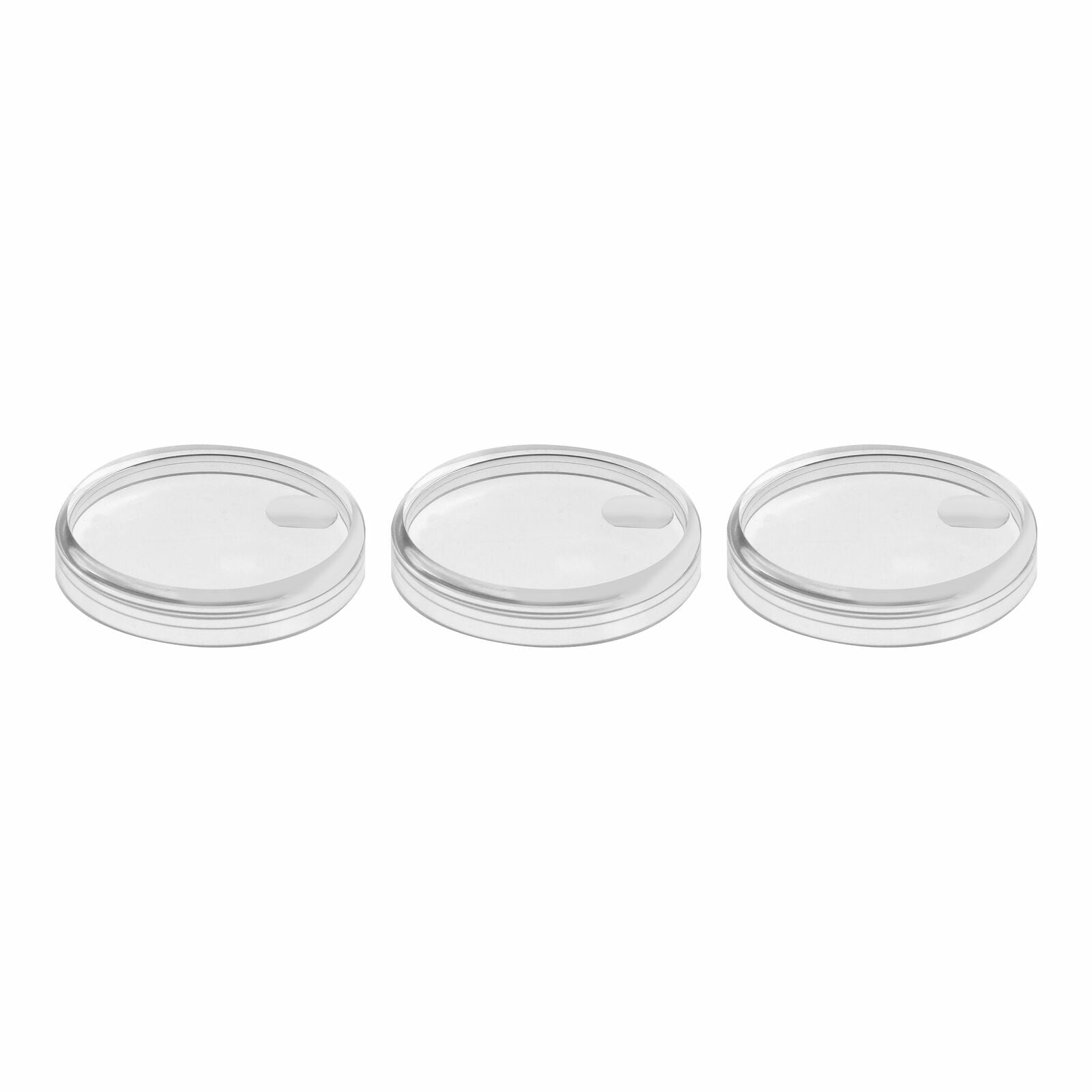 3 PLASTIC PLEXI ACRYLIC WATCH CRYSTAL FOR ROLEX SUBMARINER WATCH #1680