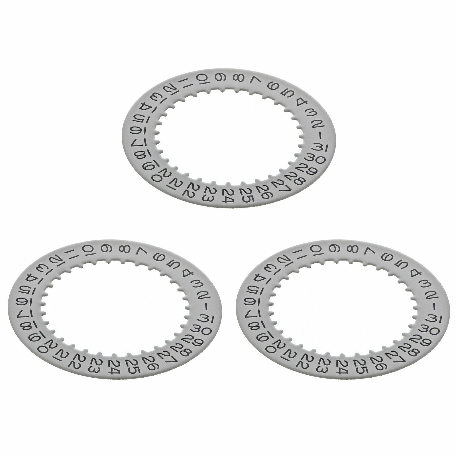 3 DATE DISC FOR ROLEX 3135/3155 15200 15203 15210 16203 16220 GREY SLATE COLOR