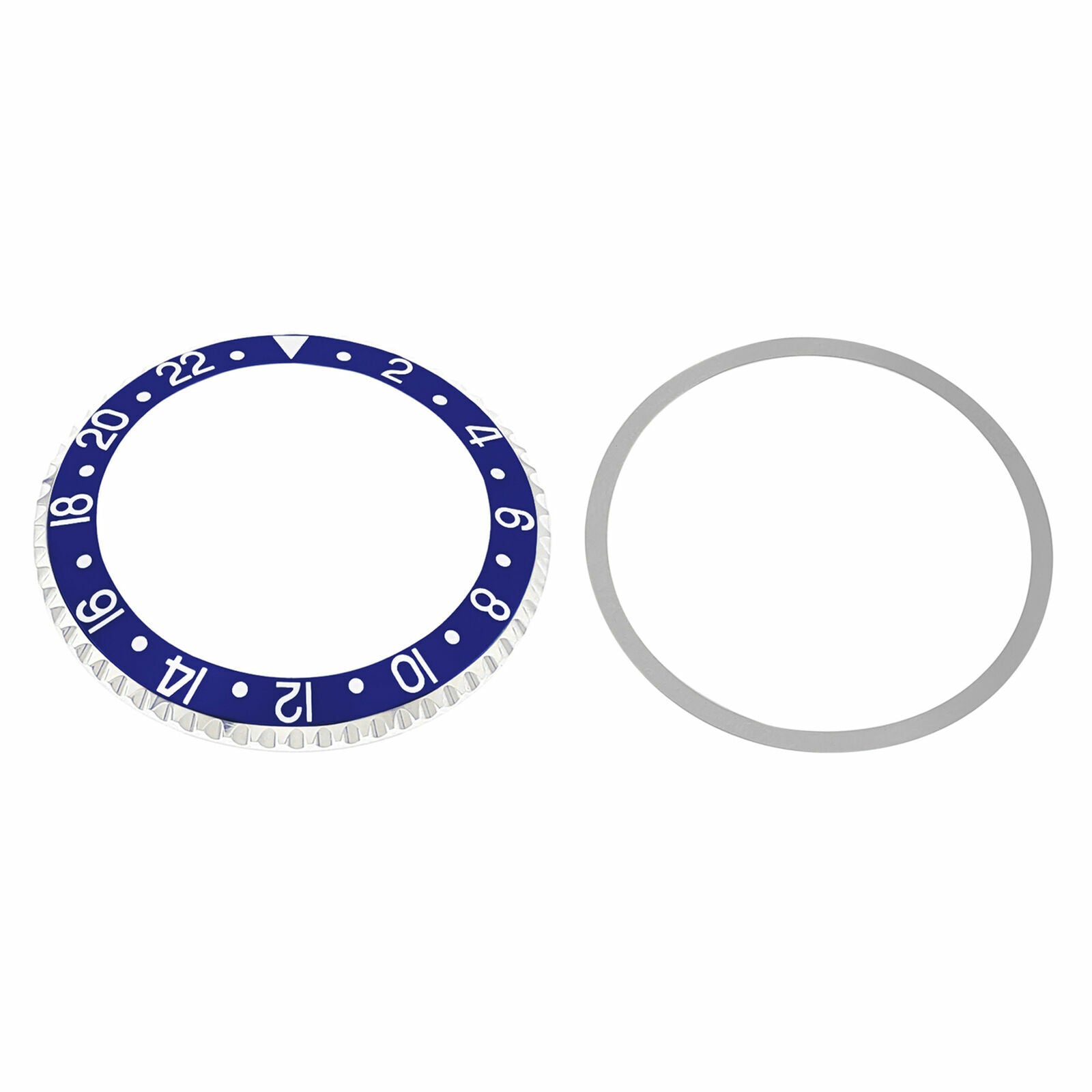BEZEL & INSERT FOR 40MM ROLEX GMT WATCH 1670 1675 16750 16753 16758 BLUE