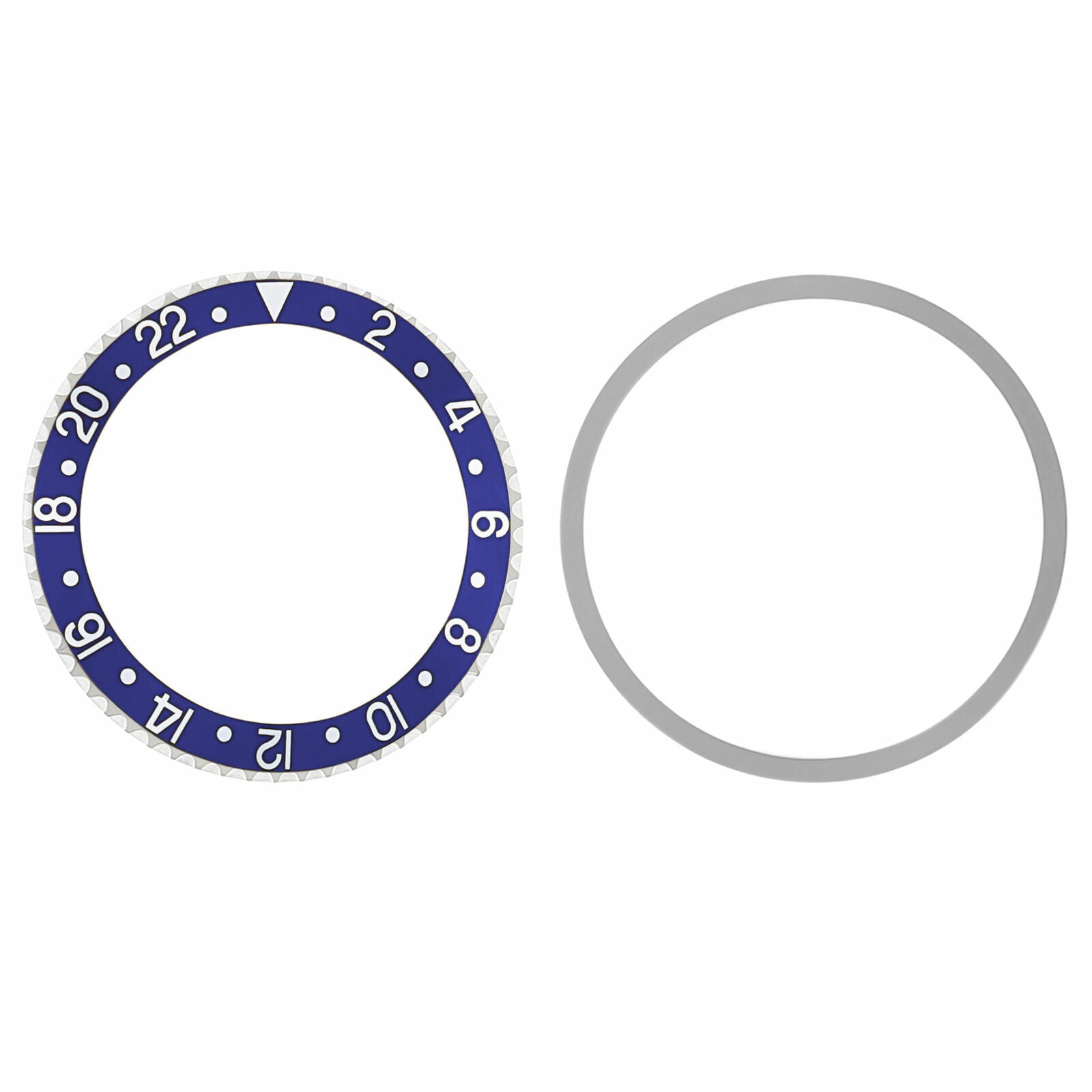 BEZEL & INSERT FOR 40MM ROLEX GMT WATCH 1670 1675 16750 16753 16758 BLUE