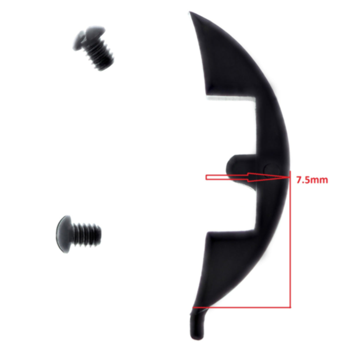 CROWN BRIDGE GUARD FOR PANERAI PAM 111 00104 LUMINOR MARINA WATCH 44MM BLACK PVD