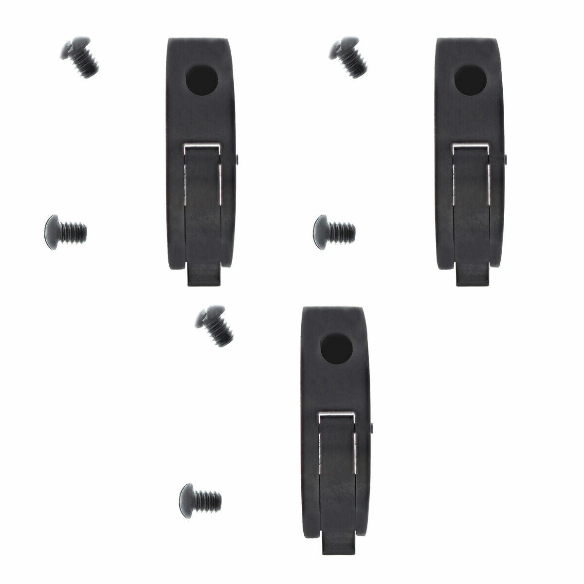 3 CROWN GUARD FOR PANERAI PAM 111 LUMINOR MARINA 44MM BLACK PVD STAINLESS STEEL