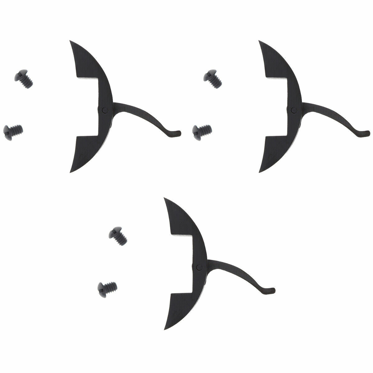 3 CROWN GUARD FOR PANERAI PAM 111 LUMINOR MARINA 44MM BLACK PVD STAINLESS STEEL