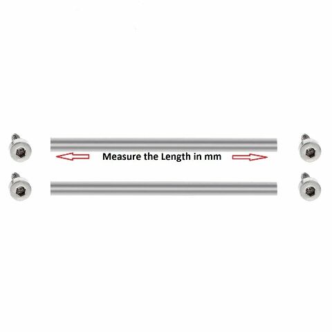 BELL & ROSS BR01 WATCH STAINLESS STEEL REPLACEMENT BAR & SCREW FOR STRAP BAND