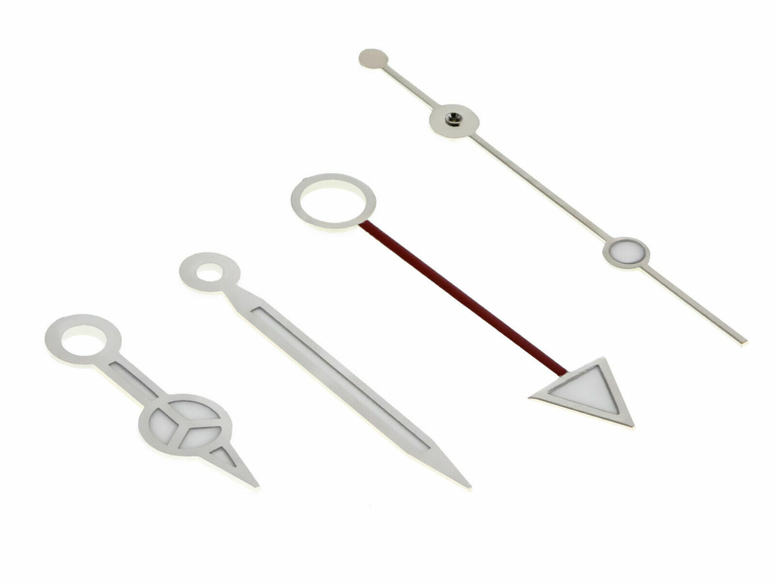 3 SET WATCH HAND FOR GMT MOVEMENT ETA 2836-2 2892-2 2892.A2 2893-2 SILVER