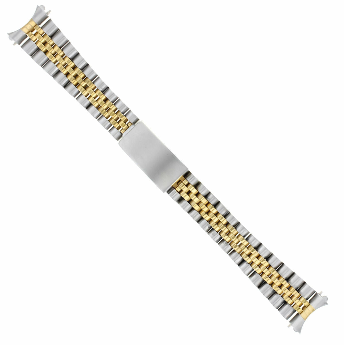 JUBILEE WATCH BAND BRACELET MIDSIZE FOR 31MM ROLEX 17MM LUGS GOLD/SS TWO TONE