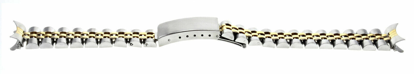 JUBILEE WATCH BAND BRACELET MIDSIZE FOR 31MM ROLEX 17MM LUGS GOLD/SS TWO TONE