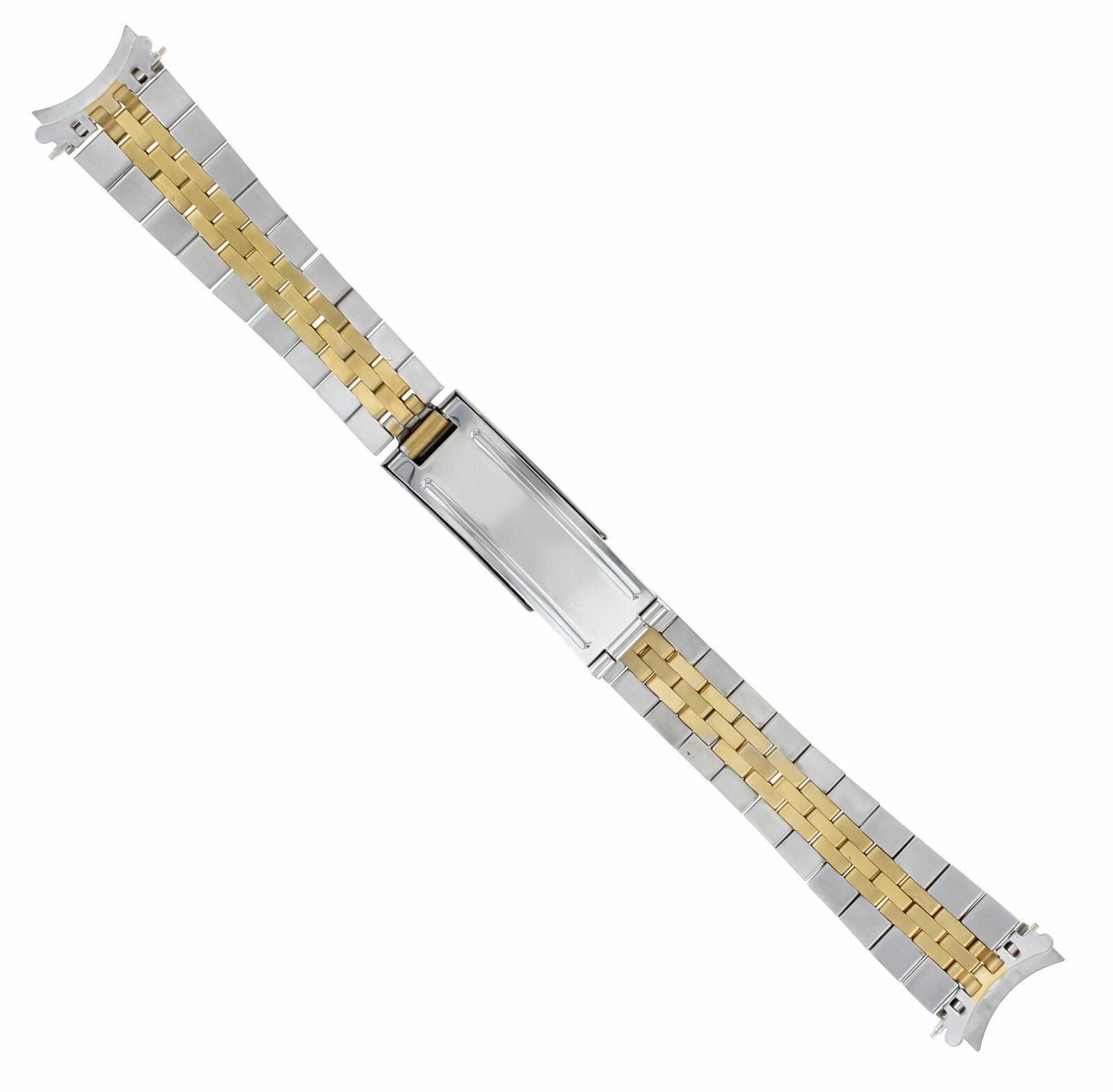 JUBILEE WATCH BAND BRACELET MIDSIZE FOR 31MM ROLEX 17MM LUGS GOLD/SS TWO TONE