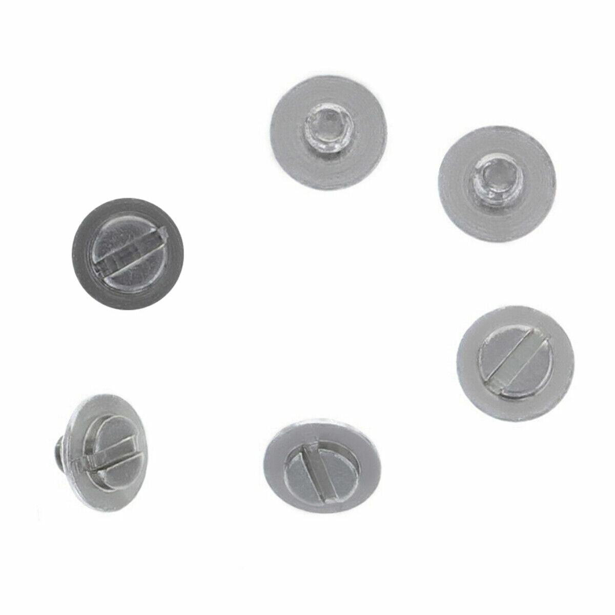 6 CLAMP SCREW FOR MENS ROLEX WATCH MOVEMENT NQS 1520 1560 1565 STAINLESS STEEL