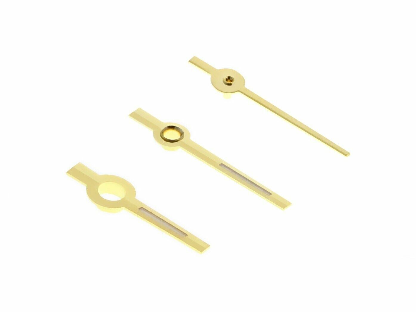 3 SET WATCH HAND FOR ROLEX 2130/2135 67000, 67180,67480,69160 DIAMOND DIAL GOLD