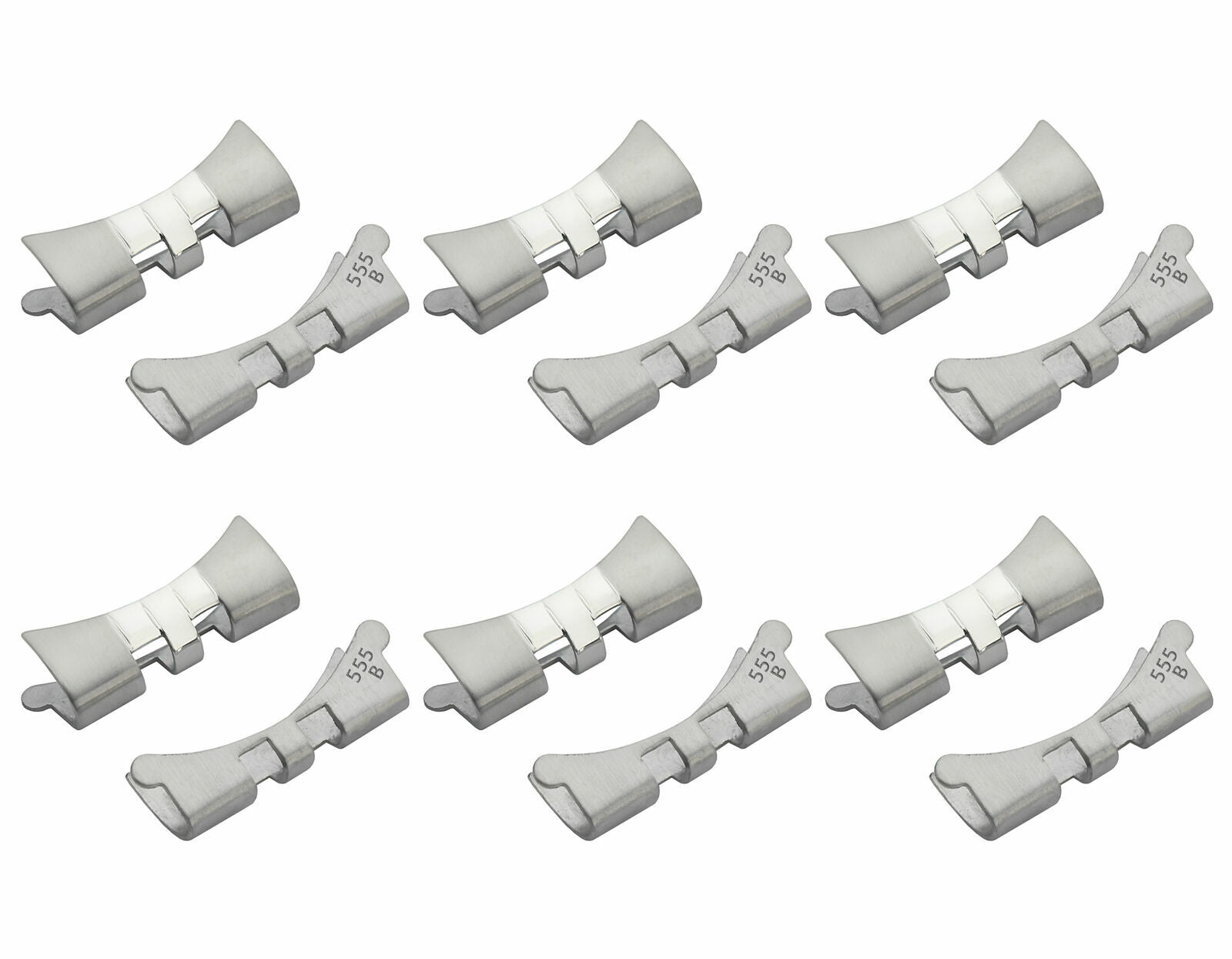 6 SET 555B END PIECE FOR 62510H MEN JUBILEE WATCH BAND ROLEX 20MM FAT SPRING BAR