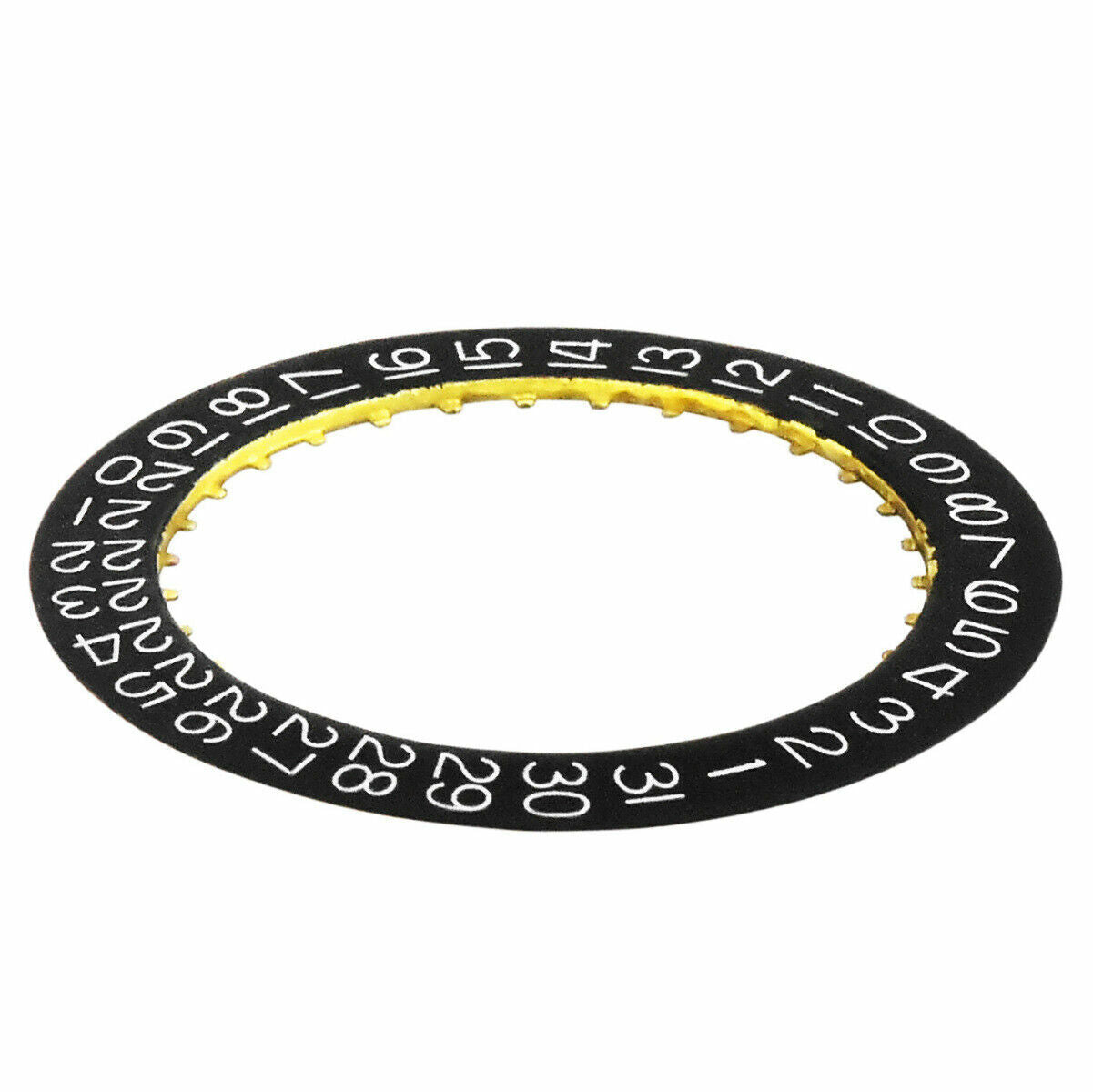 CALENDAR DATE DISC FOR TUDOR MOVEMENT ETA 2834-2 2836-2 2846 2878,2893-2 BLACK 3H