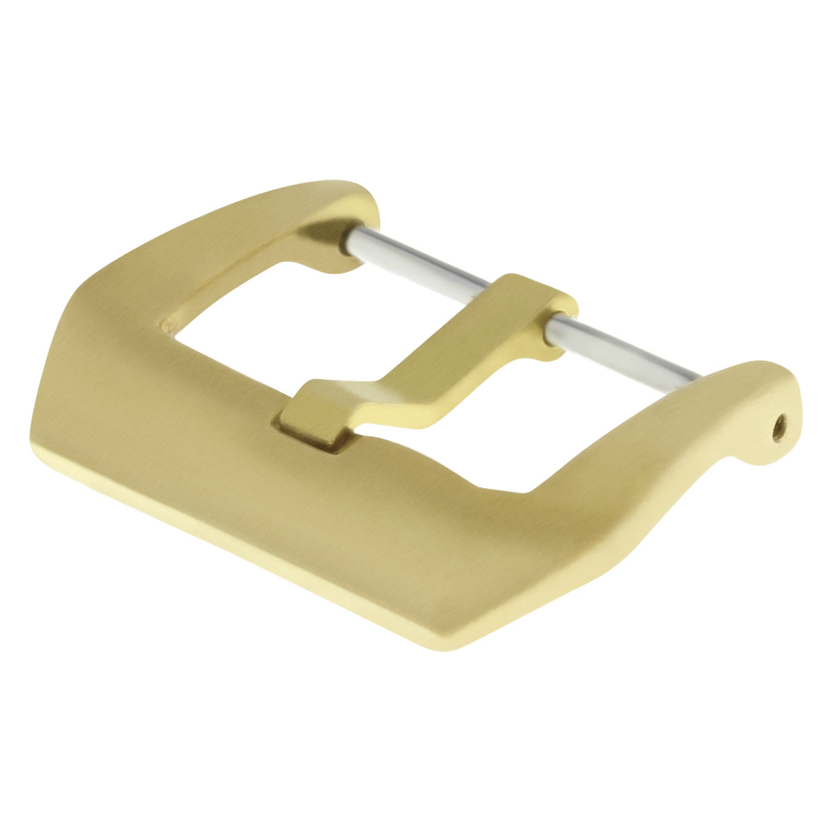 20MM BRONZE PRE-V SCREW-IN LEATHER STRAP RUBBER BAND BUCKLE FOR PANERAI WATCH