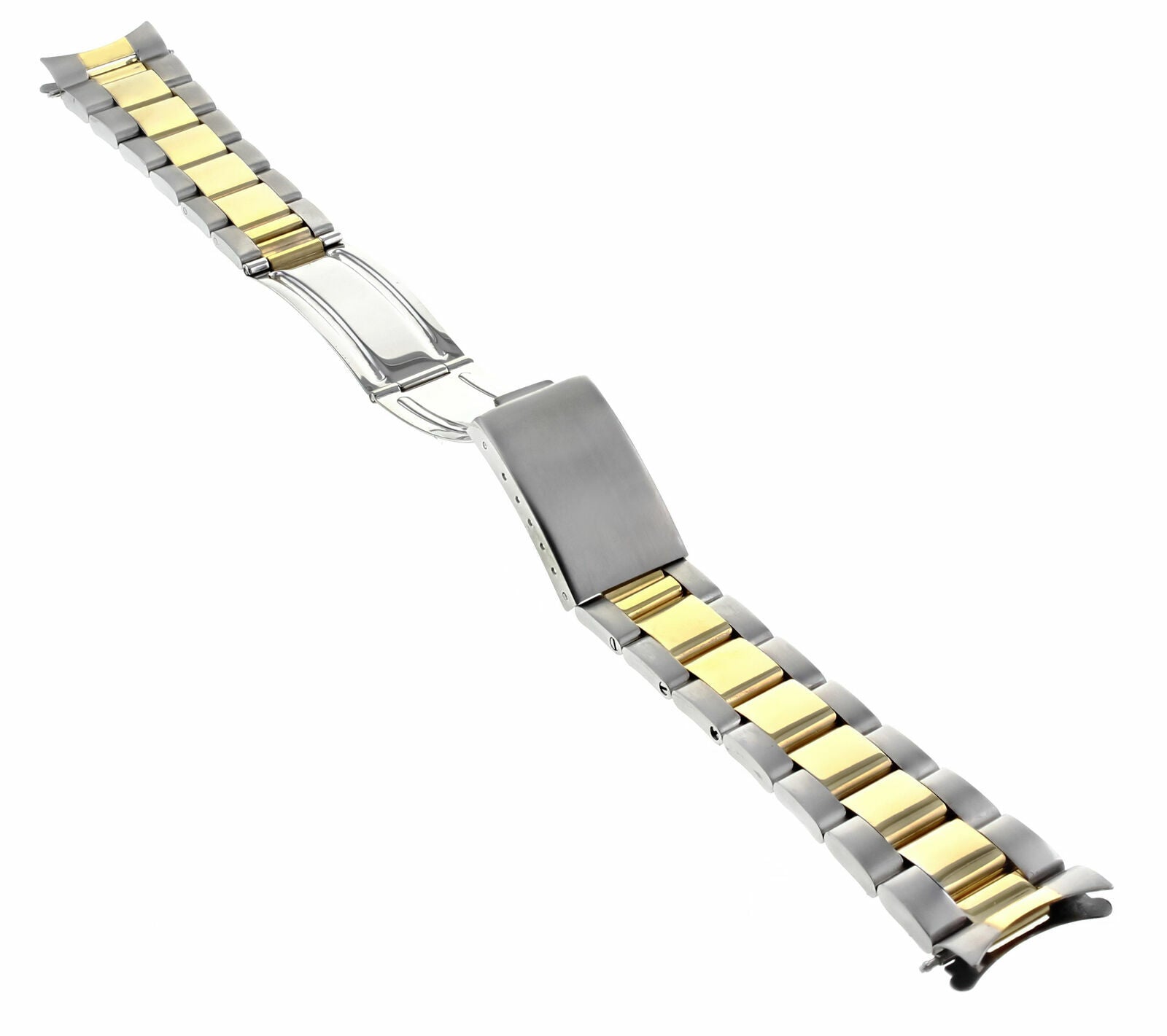 OYSTER WATCH BAND BRACELET SUBMARINER FOR ROLEX DATE WATCH 19MM TWO TONE HEAVY