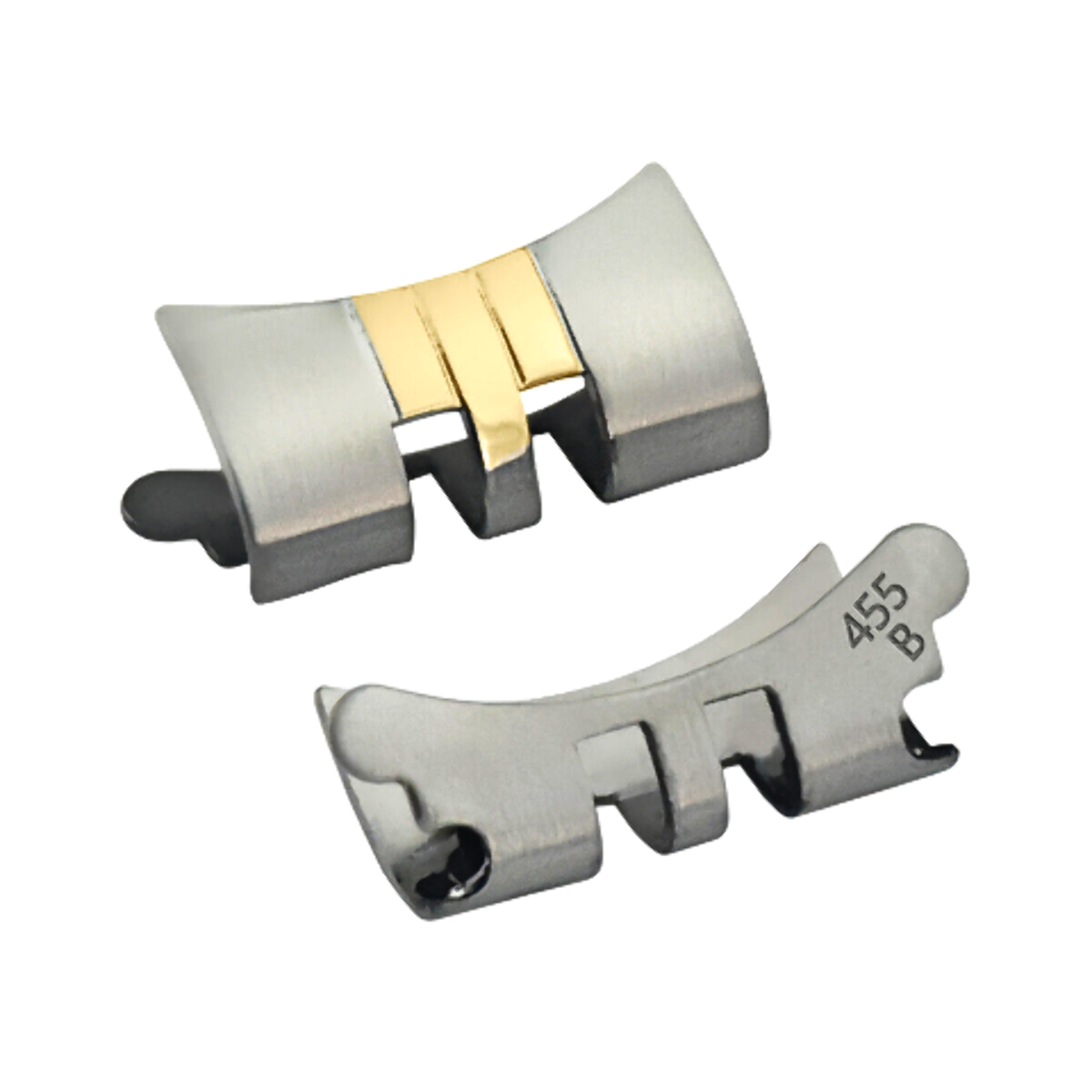 13MM END PIECE LINK FOR LADY JUBILEE WATCH BAND ROLEX DATEJUST REAL GOLD 18K/SS