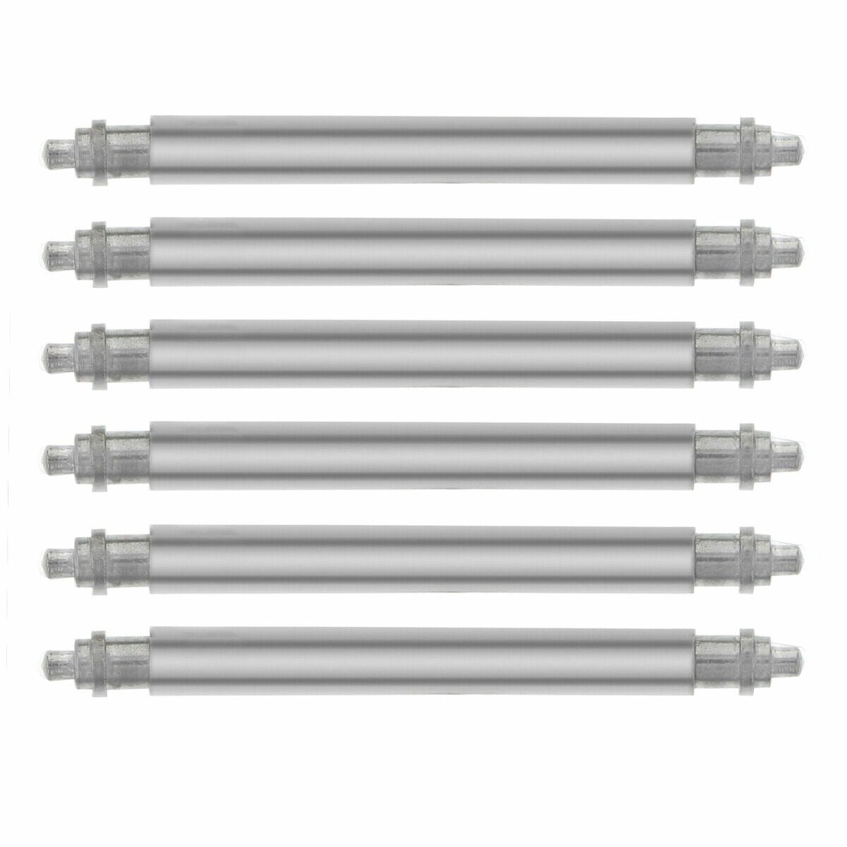 6 SPRING BAR FOR ROLEX WATCH 16013, 16233 -20MM LEATHER STRAP RUBBER WATCH BAND