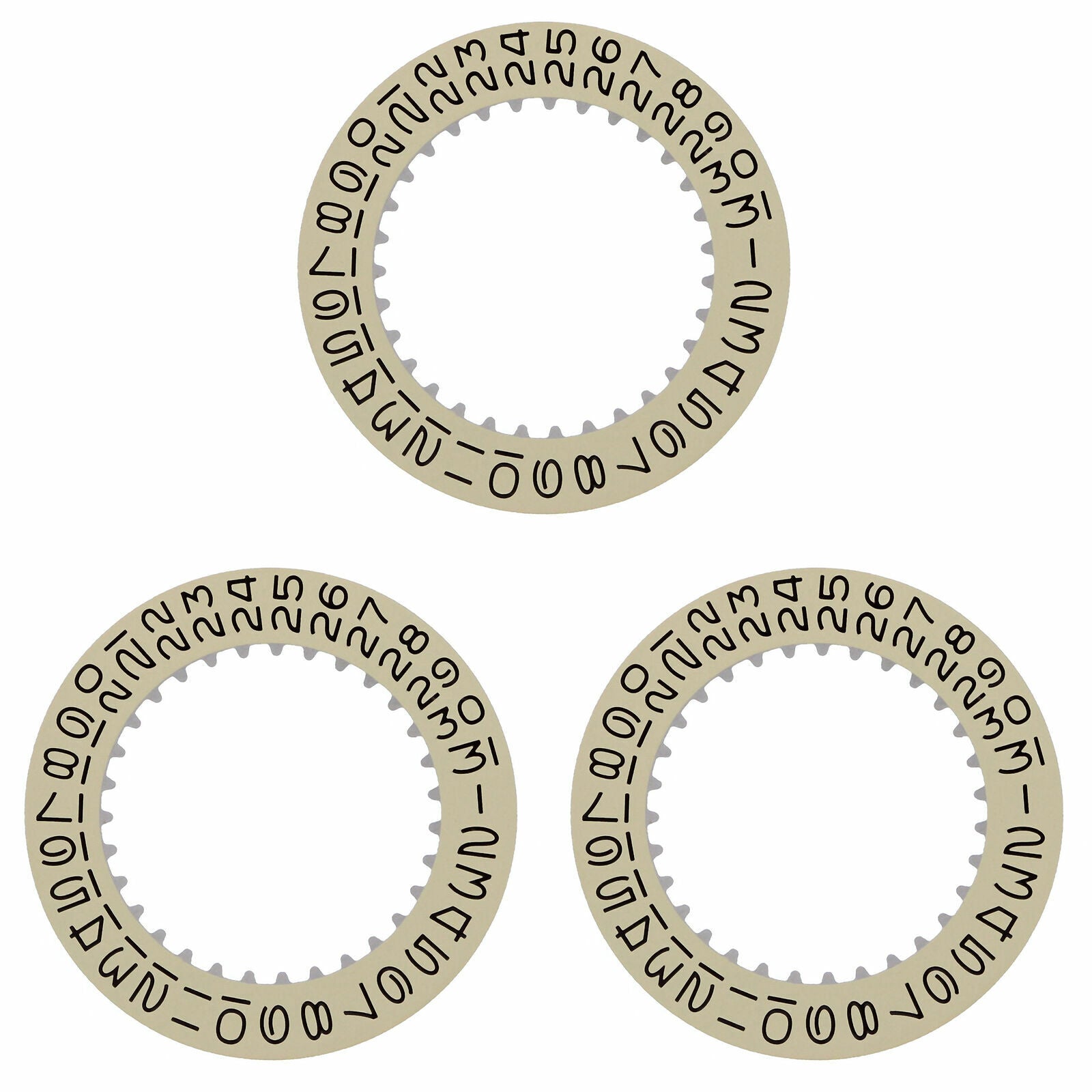 12 DATE DISC FOR ROLEX SUBMARINER GMT DATE 1680 CAL 1520 1530 1560 1570 CHAMPAGN