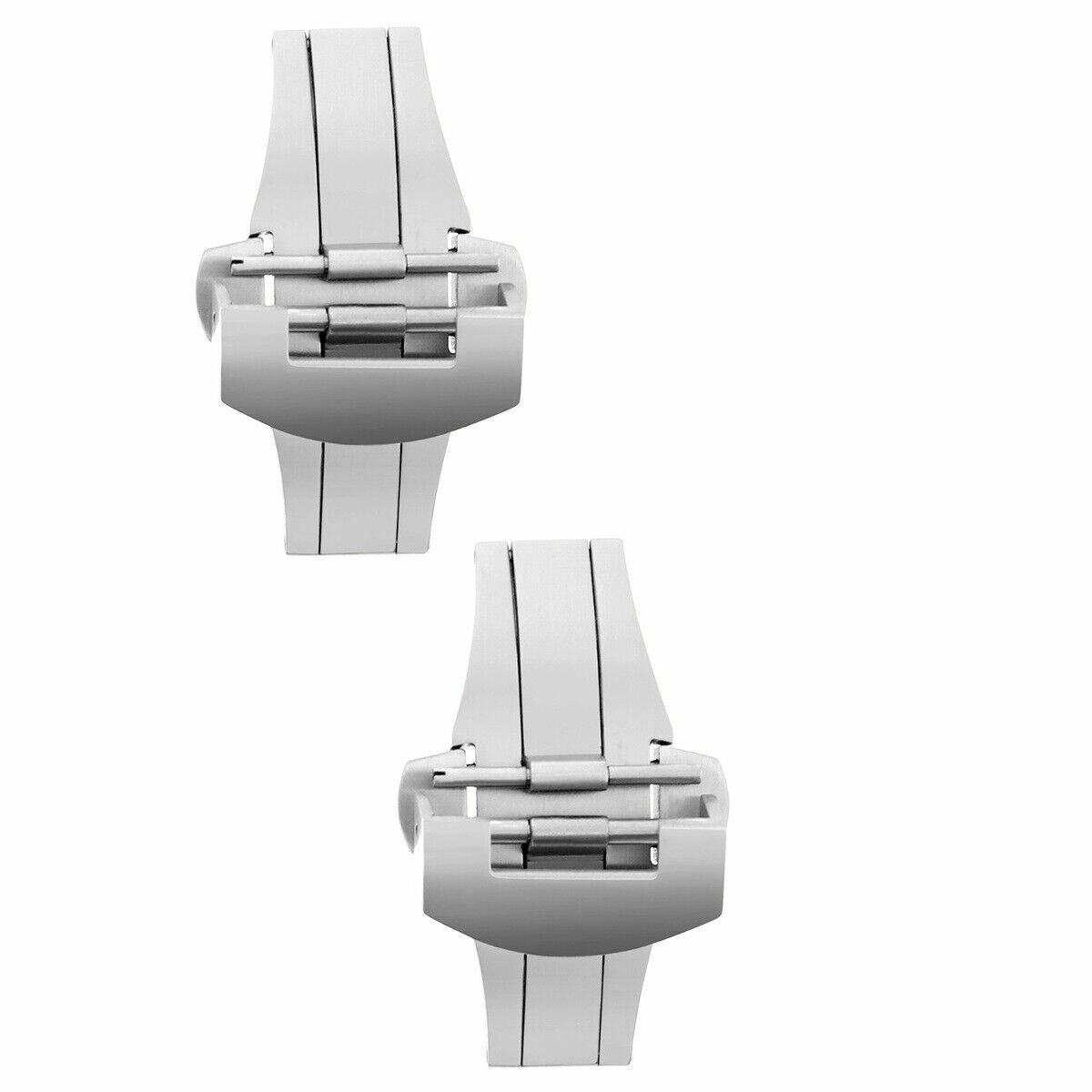 2 DEPLOYMENT CLASP 22MM STRAP BUCKLE FOR PANERAI PAM 40MM GMT LEATHER BAND BRUSH