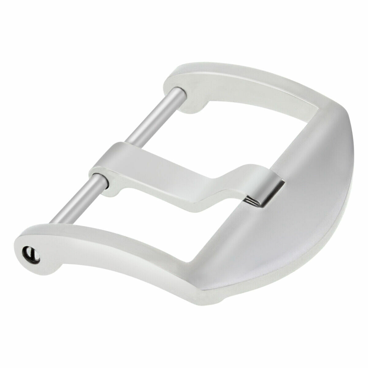 20MM THUMBNAIL LEATHER STRAP BAND TANG BUCKLE SCREW FOR PAM 40MM PANERAI SHINY