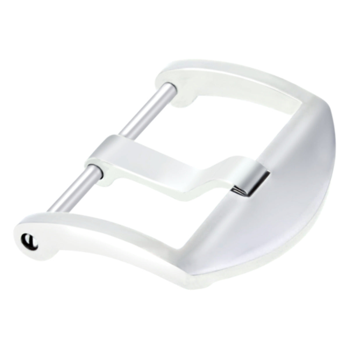 22MM THUMBNAIL TANG BUCKLE SCREW FOR 40MM PANERAI FITS STRAP LEATHER BAND SHINY