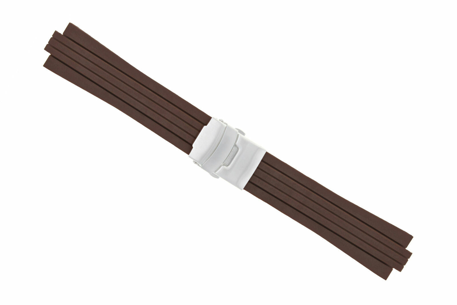 24MM 10MM SOFT PU RUBBER DIVER STRAP BAND FIT ORIS TT1 WATCH TOP QUALITY BROWN